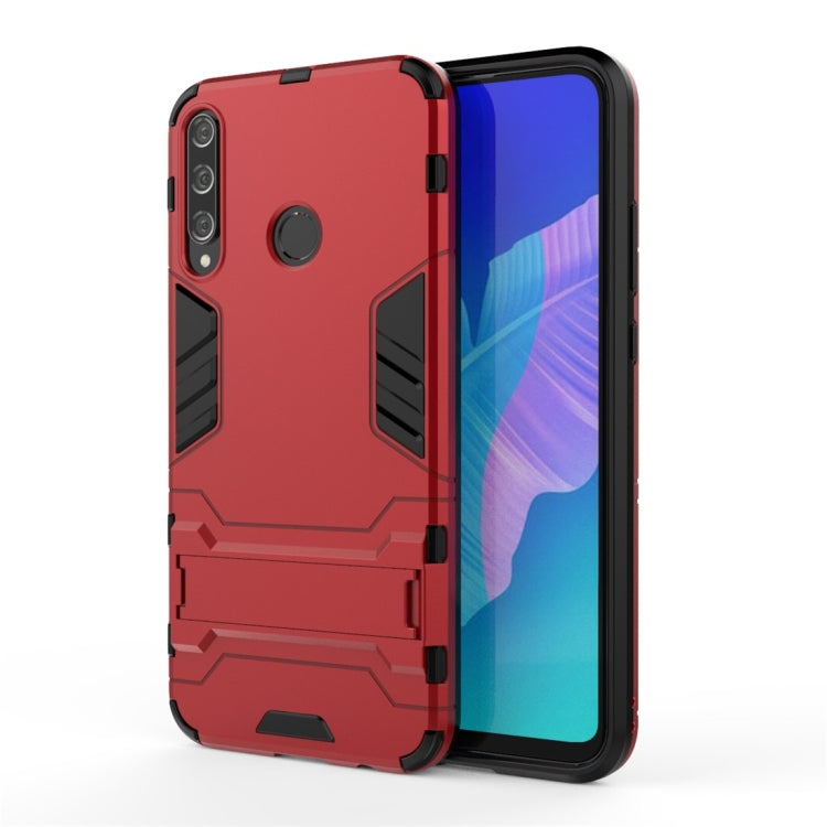 For Huawei Y7P Shockproof PC + TPU Protective Case with Invisible Holder