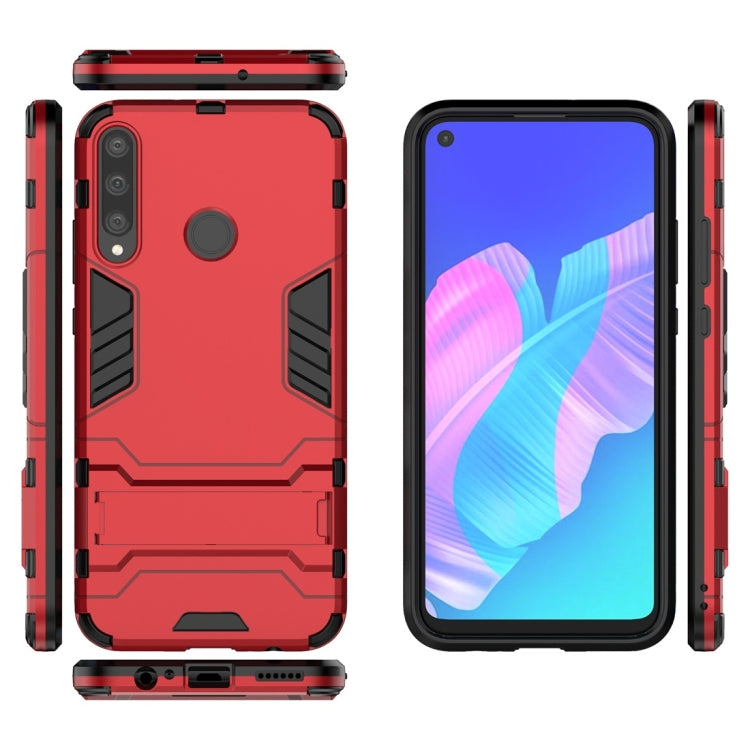 For Huawei Y7P Shockproof PC + TPU Protective Case with Invisible Holder