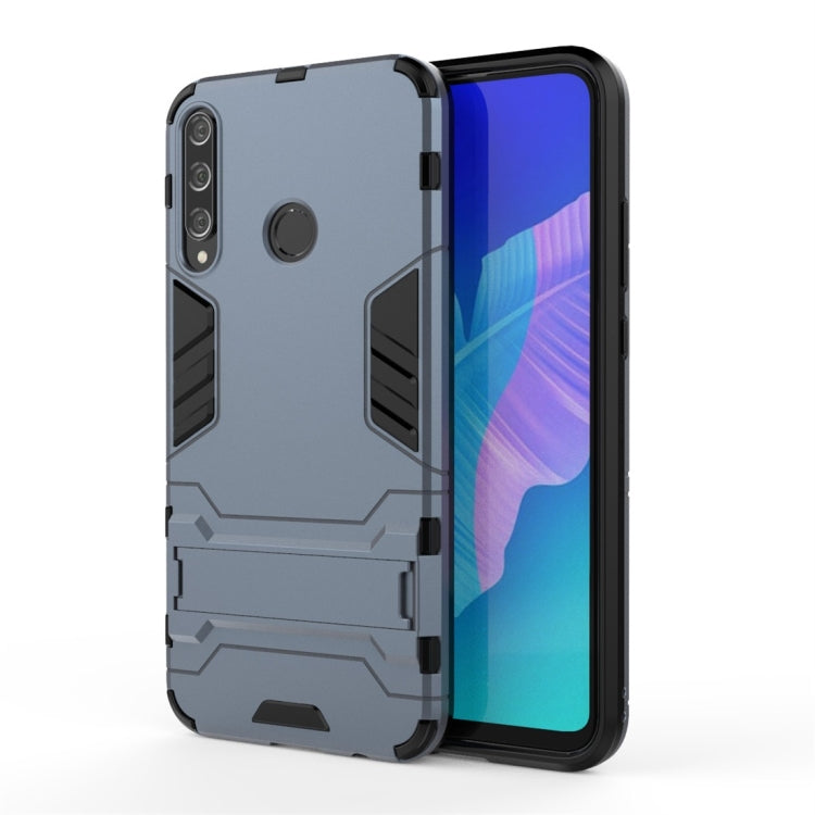 For Huawei Y7P Shockproof PC + TPU Protective Case with Invisible Holder