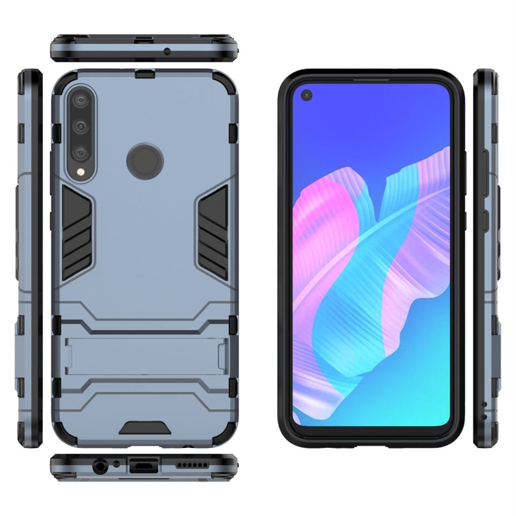 For Huawei Y7P Shockproof PC + TPU Protective Case with Invisible Holder