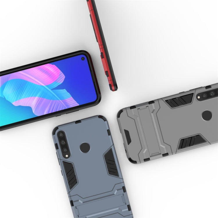 For Huawei Y7P Shockproof PC + TPU Protective Case with Invisible Holder