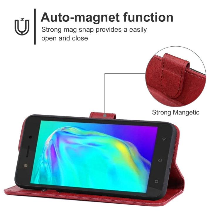 For Itel A17 Leather Phone Case