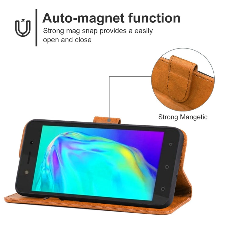 For Itel A17 Leather Phone Case
