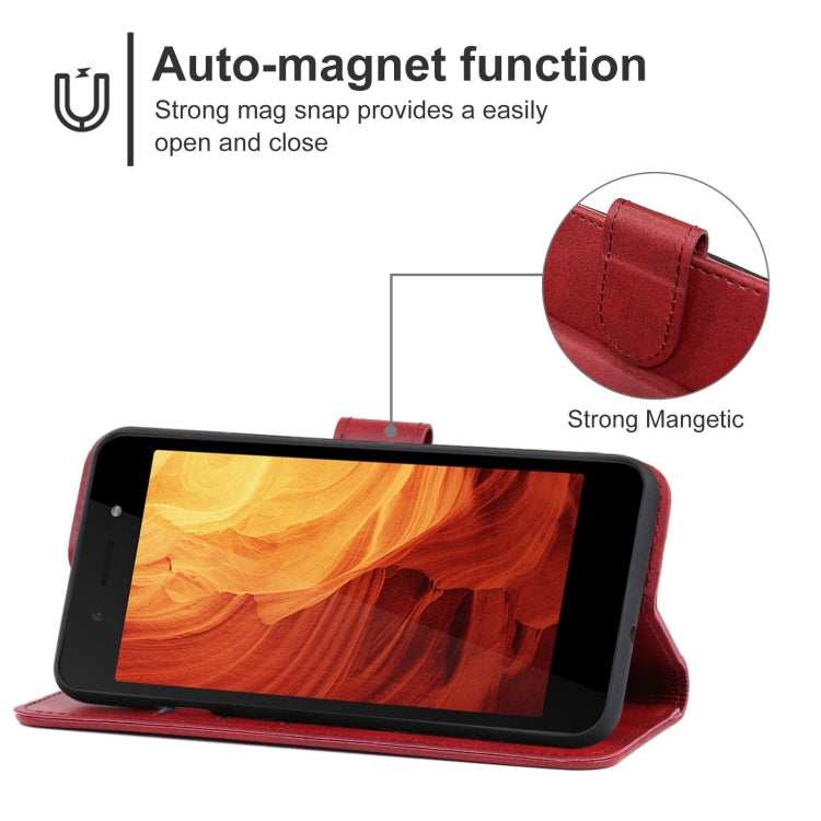 For Itel A33 Plus Leather Phone Case