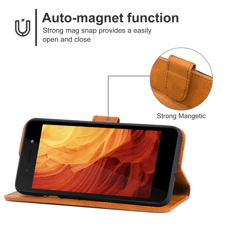 For Itel A33 Plus Leather Phone Case