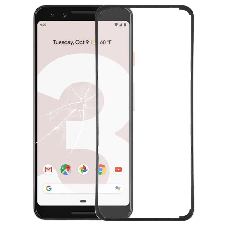 Front LCD Screen Bezel Frame For Google Pixel 3