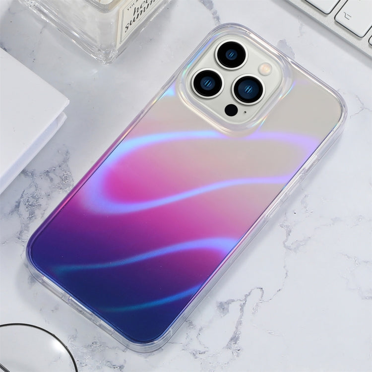 For iPhone 14 Laser TPU Shockproof Phone Case