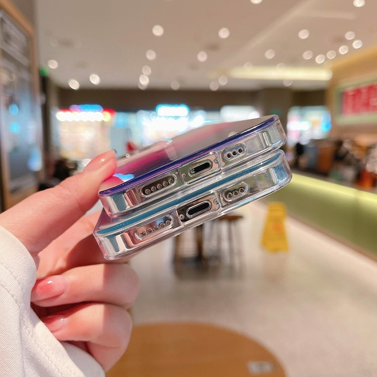 For iPhone 14 Pro Laser TPU Shockproof Phone Case