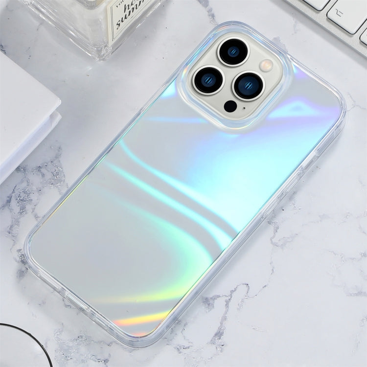 For iPhone 14 Pro Max Laser TPU Shockproof Phone Case