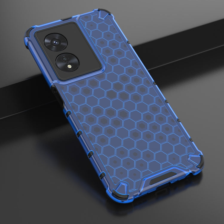 For OPPO A97 5G Shockproof Honeycomb PC + TPU Phone Case