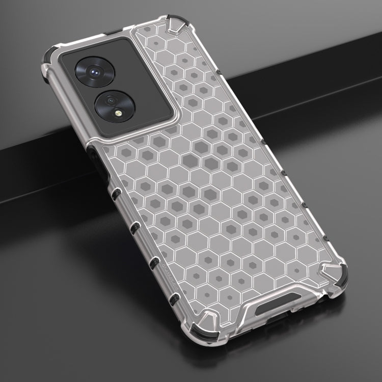 For OPPO A97 5G Shockproof Honeycomb PC + TPU Phone Case