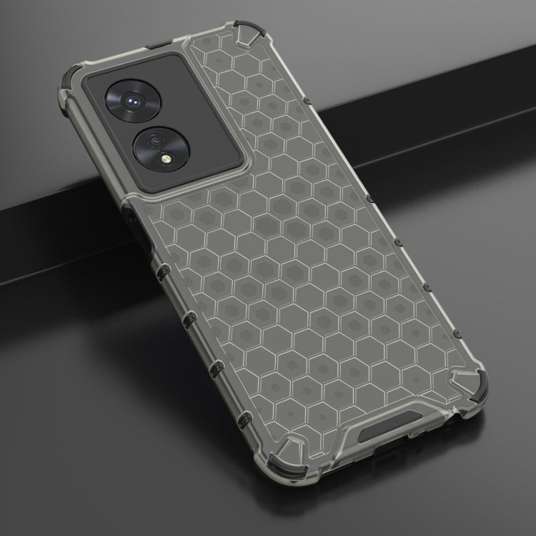For OPPO A97 5G Shockproof Honeycomb PC + TPU Phone Case