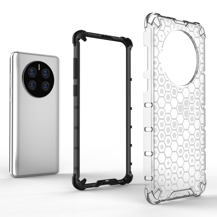 For Huawei Mate 50 Pro Shockproof Honeycomb PC + TPU Phone Case