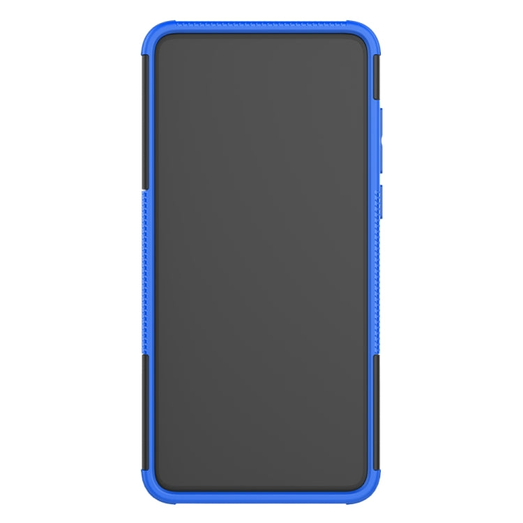 For Huawei P40 Tire Texture Shockproof TPU+PC Protective Case with Holder