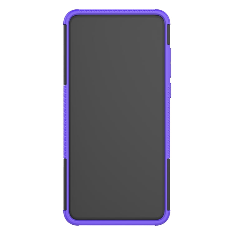 For Huawei P40 Tire Texture Shockproof TPU+PC Protective Case with Holder