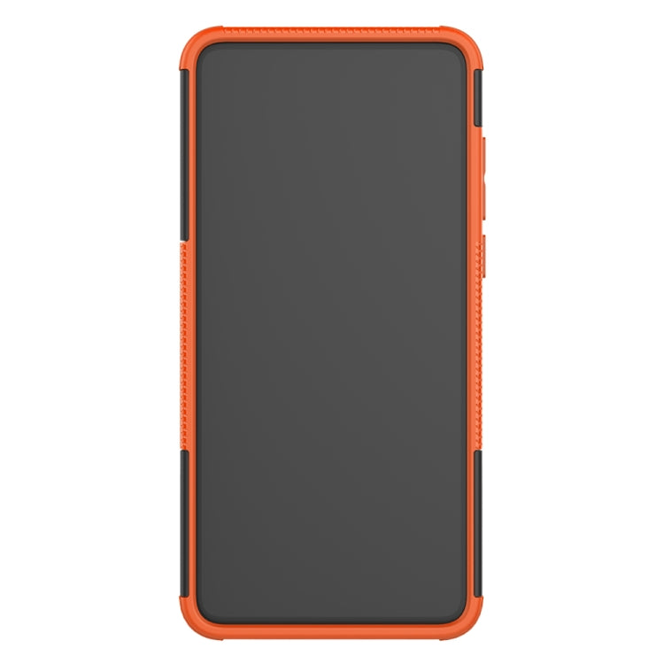For Huawei P40 Tire Texture Shockproof TPU+PC Protective Case with Holder
