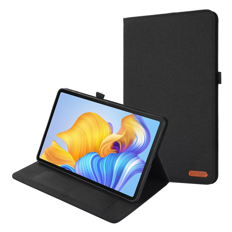 For Honor Pad 8 Fabric PU + TPU Flip Tablet Leather Case