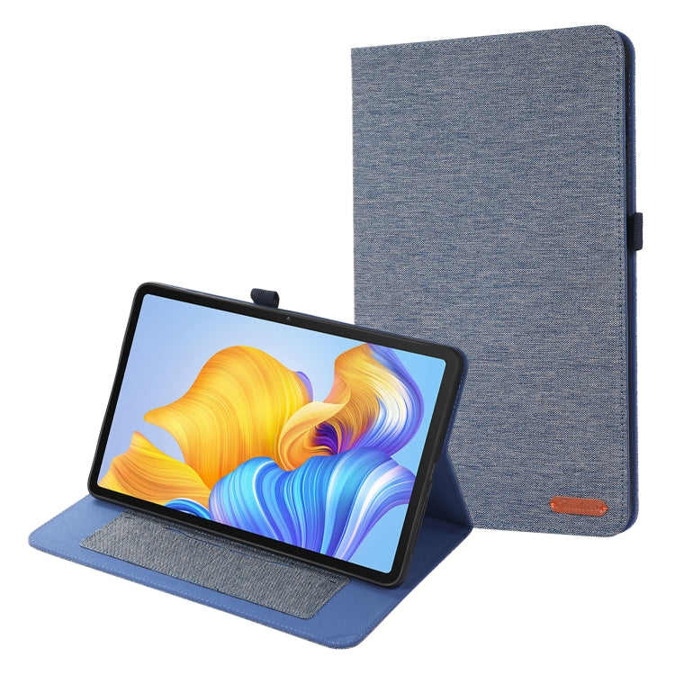 For Honor Pad 8 Fabric PU + TPU Flip Tablet Leather Case