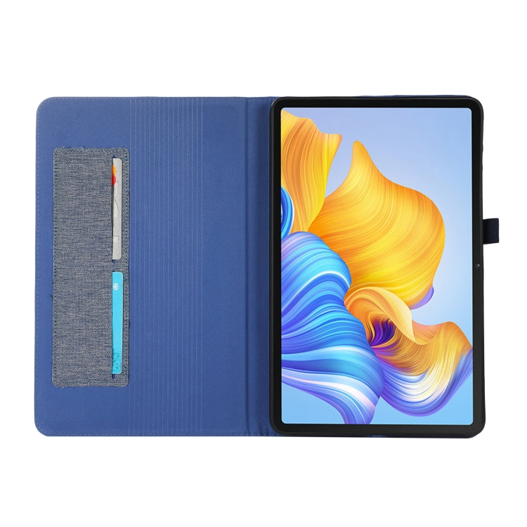 For Honor Pad 8 Fabric PU + TPU Flip Tablet Leather Case