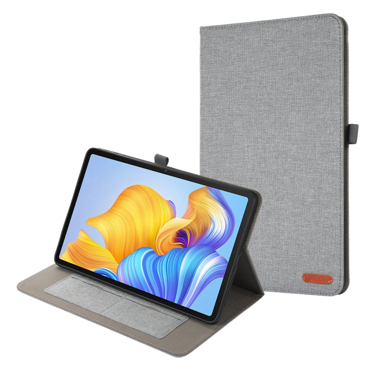 For Honor Pad 8 Fabric PU + TPU Flip Tablet Leather Case