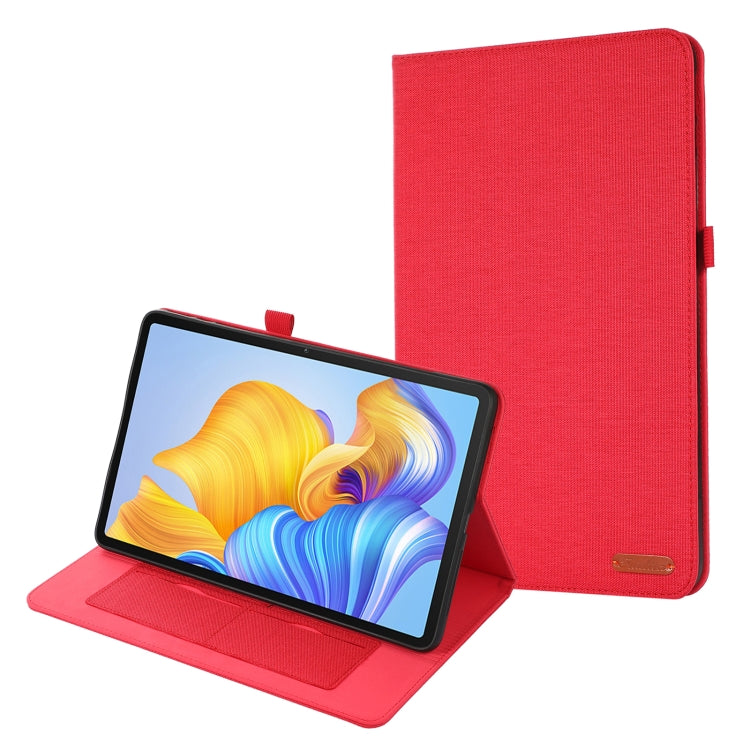 For Honor Pad 8 Fabric PU + TPU Flip Tablet Leather Case