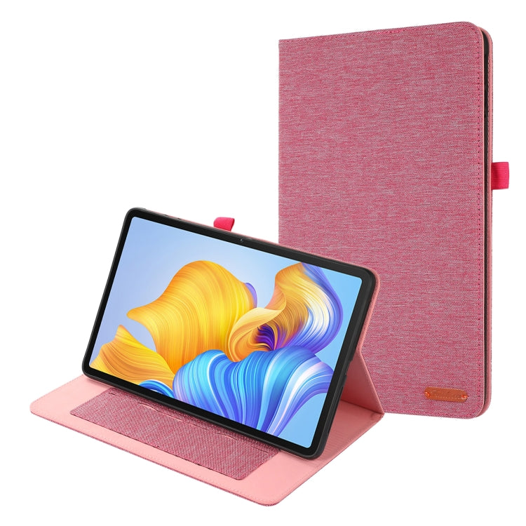 For Honor Pad 8 Fabric PU + TPU Flip Tablet Leather Case