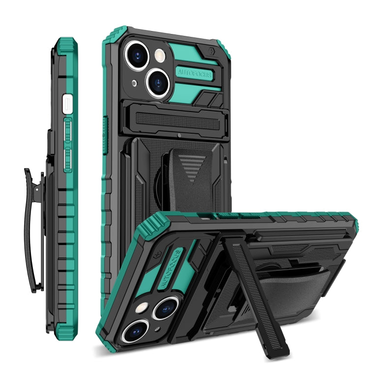 For iPhone 13 King Kong Back Clip Series Holder Phone Case