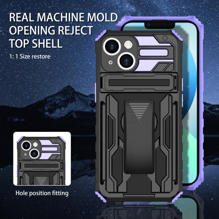 For iPhone 14 King Kong Back Clip Series Holder Phone Case