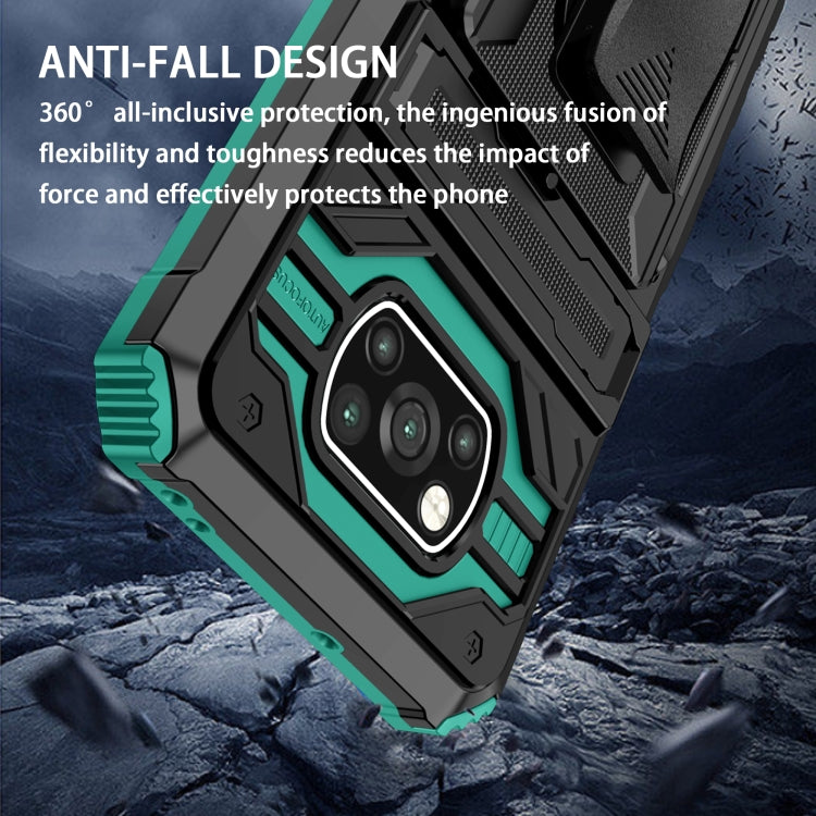 For Xiaomi Poco X3 King Kong Back Clip Series Holder Phone Case