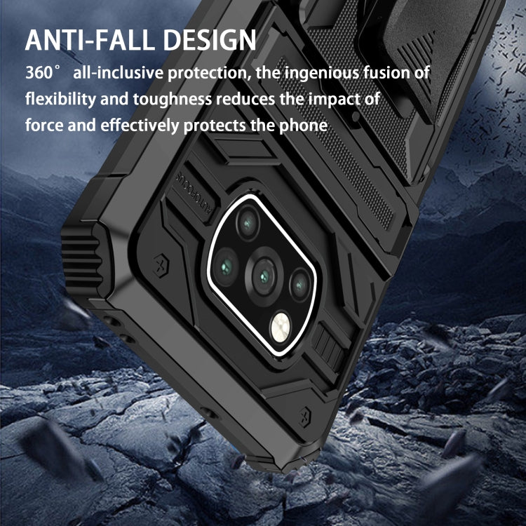 For Xiaomi Poco X3 King Kong Back Clip Series Holder Phone Case