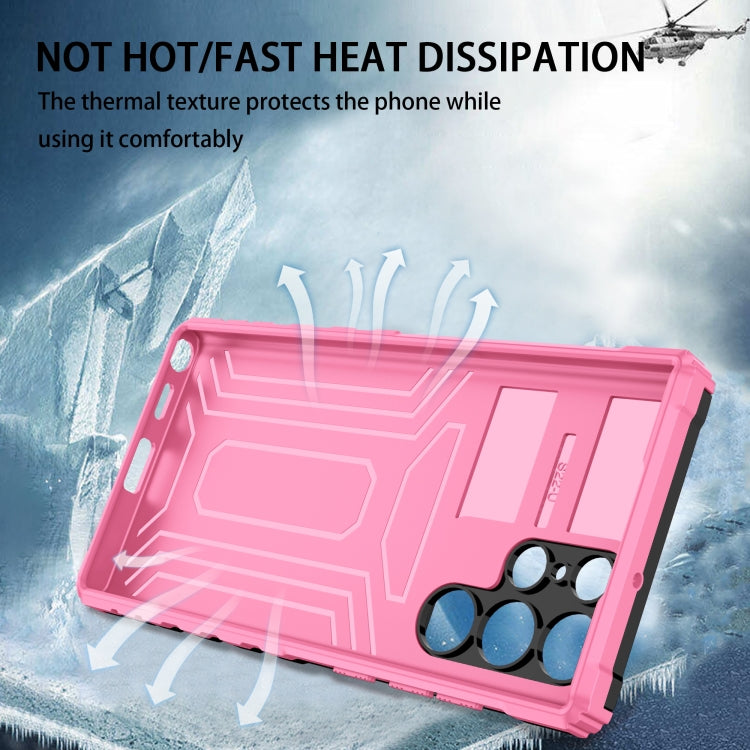 For Samsung Galaxy S22 Ultra 5G King Kong Back Clip Series Holder Phone Case