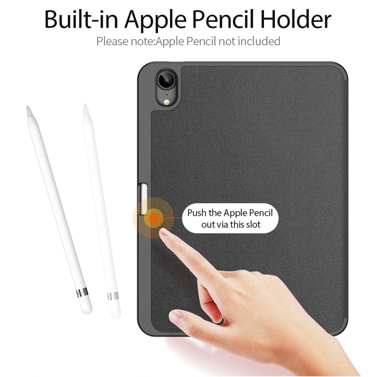 For iPad 10.2 2022 DUX DUCIS Domo Series PU Tablet Case with Pen Slot