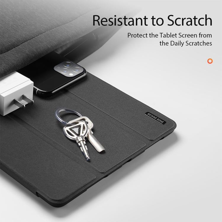For iPad 10.2 2022 DUX DUCIS Domo Series PU Tablet Case with Pen Slot
