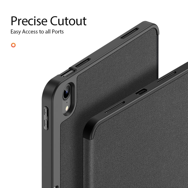 For iPad 10.2 2022 DUX DUCIS Domo Series PU Tablet Case with Pen Slot