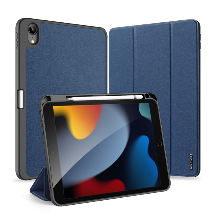 For iPad 10.2 2022 DUX DUCIS Domo Series PU Tablet Case with Pen Slot