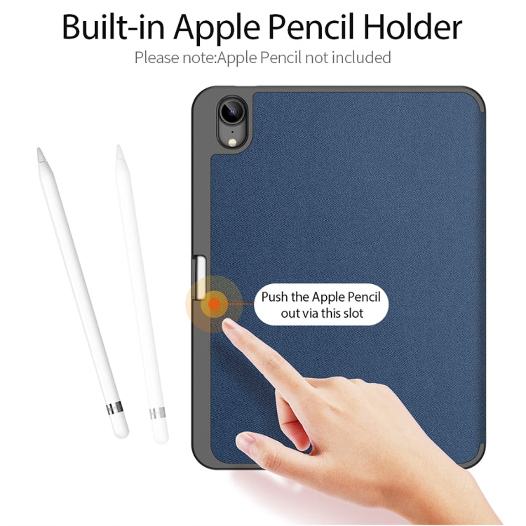 For iPad 10.2 2022 DUX DUCIS Domo Series PU Tablet Case with Pen Slot
