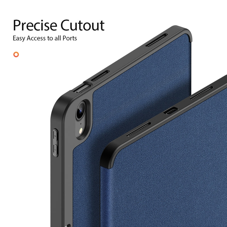 For iPad 10.2 2022 DUX DUCIS Domo Series PU Tablet Case with Pen Slot