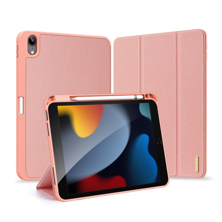 For iPad 10.2 2022 DUX DUCIS Domo Series PU Tablet Case with Pen Slot