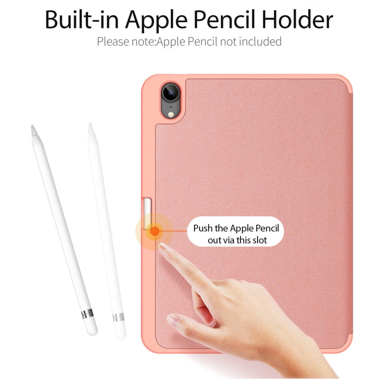 For iPad 10.2 2022 DUX DUCIS Domo Series PU Tablet Case with Pen Slot