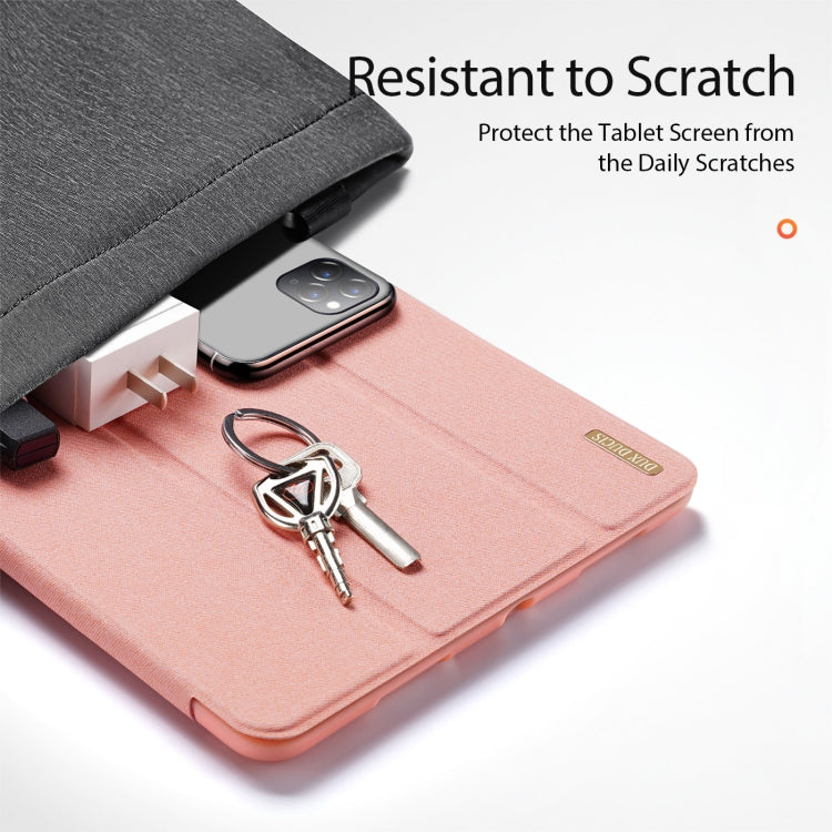 For iPad 10.2 2022 DUX DUCIS Domo Series PU Tablet Case with Pen Slot