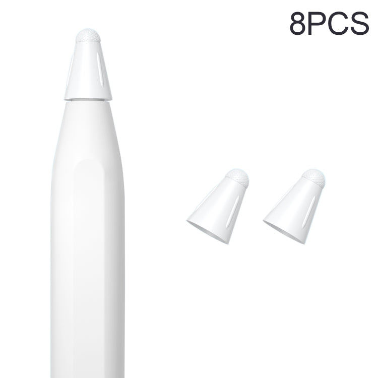 8 PCS / Set Fiber Texture Nib Protector For Apple Pencil