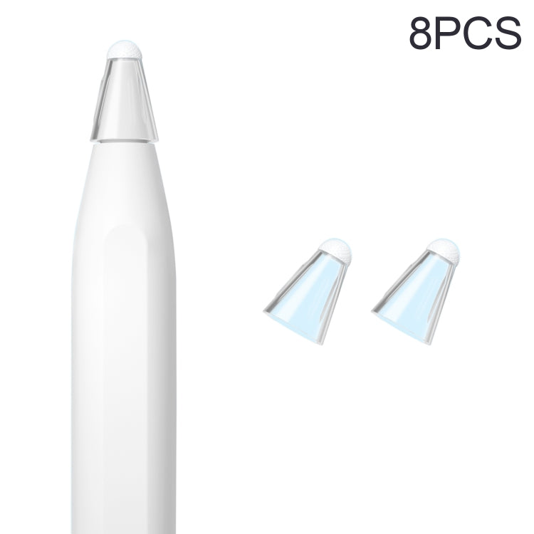 8 PCS / Set Fiber Texture Nib Protector For Apple Pencil