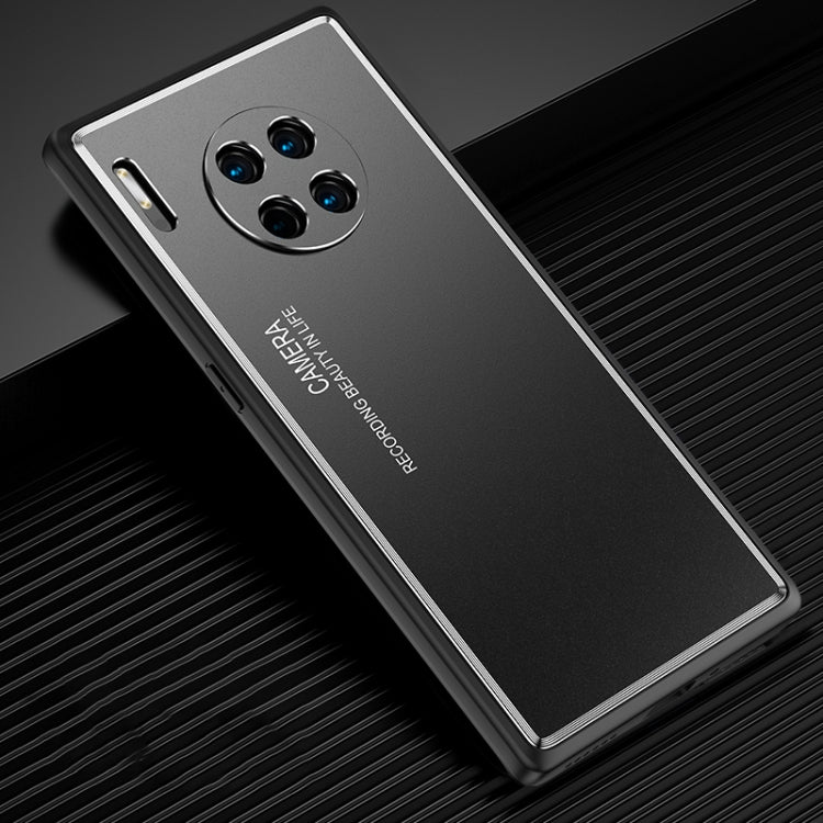 For Huawei Mate 30 Light and Shadow Series Frosted Metal Phone Case