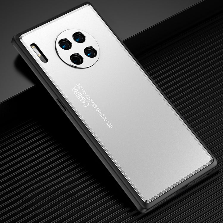 For Huawei Mate 30 Light and Shadow Series Frosted Metal Phone Case