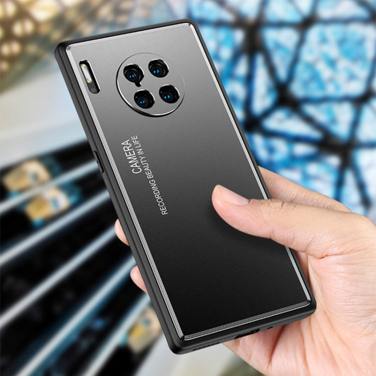 For Huawei Mate 30 Light and Shadow Series Frosted Metal Phone Case