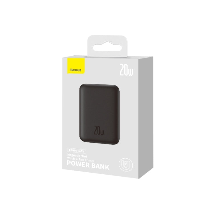 Baseus 10000mAh 20W Magnetic Mini Wireless Fast Charge Power Bank with Cable