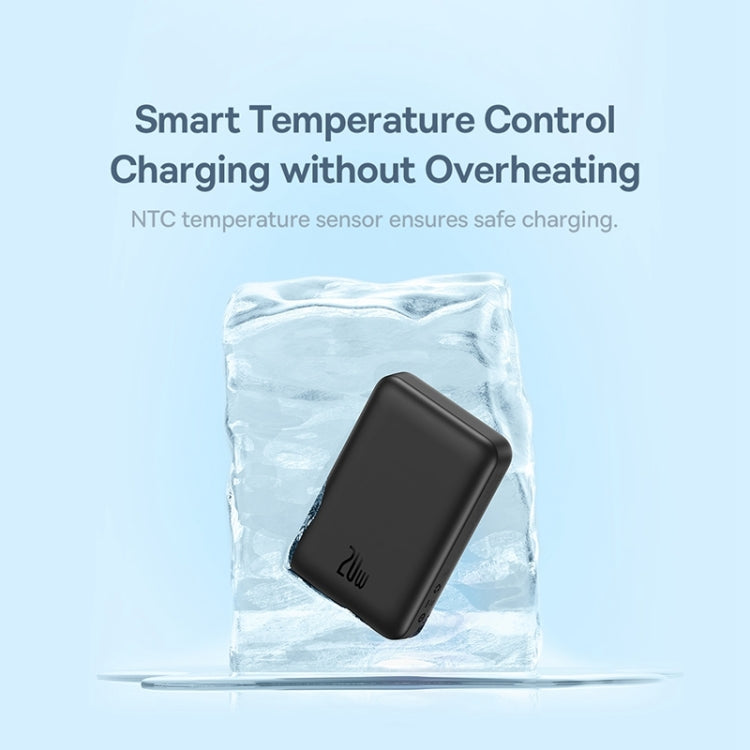 Baseus 10000mAh 20W Magnetic Mini Wireless Fast Charge Power Bank with Cable