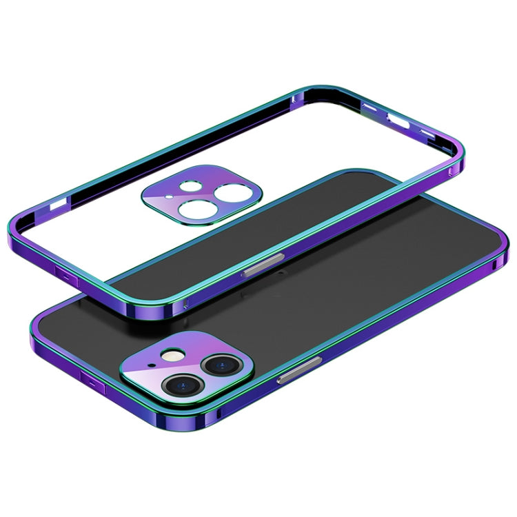 For iPhone 12 mini Electroplated Glossy Stainless Steel Phone Case