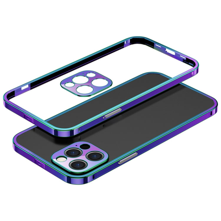 For iPhone 12 Pro Max Electroplated Glossy Stainless Steel Phone Case