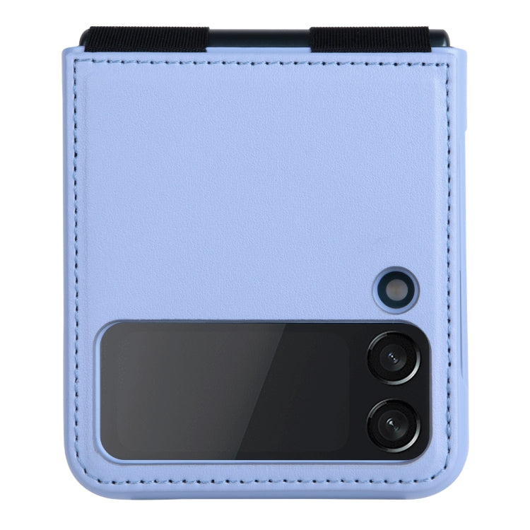 For Samsung Galaxy Z Flip4 5G NILLKIN QIN Series Plain Leather Phone Case